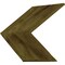Ekena Millwork 15 3/4"W x 16"H x 3/4"D Vintage Farmhouse 5 1/2" Chevron Barnwood Decor Collection Restoration Green DECR15X16X075CHVGR - alternate 2